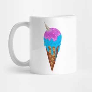 Cute Unicorn Ice Cream Cone Mug